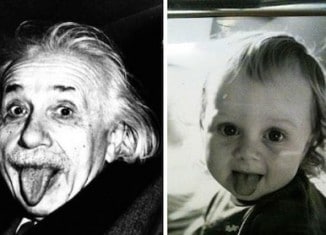Image Albert-Einstein-and-this-baby.jpg