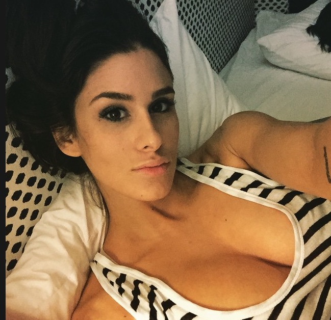 Brittany Furlan - I mean. I'm posting this photo but I feel so silly. I  feel so silly whenever I act sexy or am in a bikini or anything like that. I