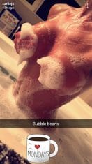 Topless Carlie Jo on Snapchat