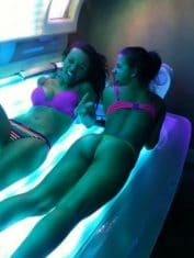 Sexy Girls in Tanning Bed Pictures